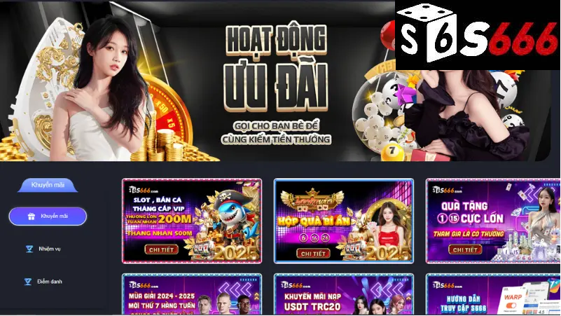 S666 - Live Casino - Cá Cược Thể Thao - Slot Games Online VIP 2025 19 Hệ thống khuyến mãi S 666 và ưu đãi hấp dẫn